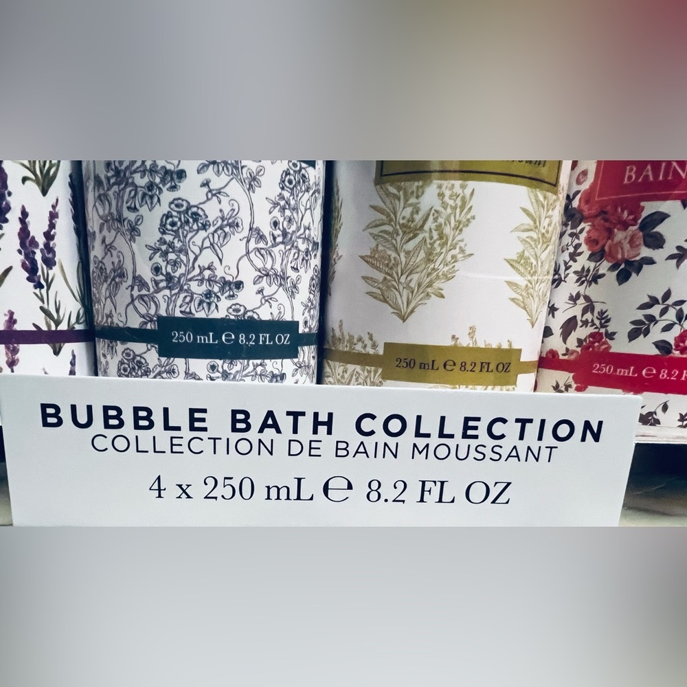 Crabtree & Evelyn NWT Signature Assortment Bubble Bath Collection 4 x 8.2 Fl Oz - Picture 4 of 9